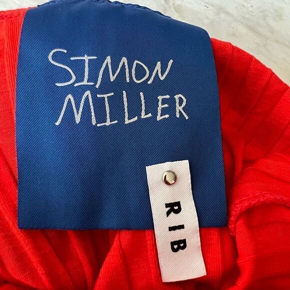 Simon Miller Janga Halter-Style ribbed bodycon stretch Midi Dress size XS NWOT - Picture 8 of 11